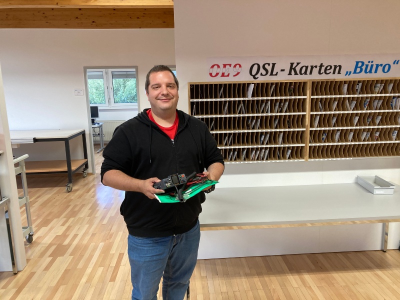 Der glückliche Gewinner, OE9RRI (Rares Tudose) (c) OE9SAU